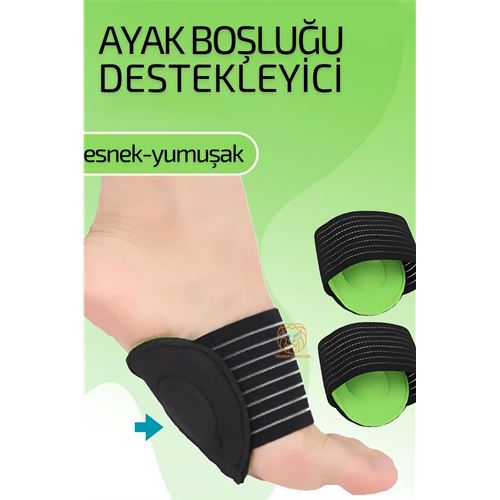 Turk Ayak Boşluğu Desteği Esnek Yumuşak Ayak Rahatlatıcı