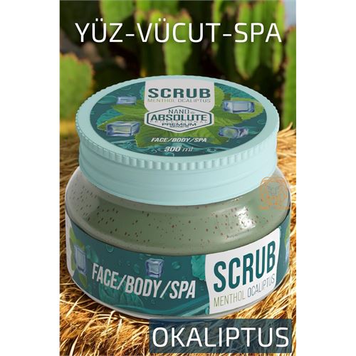 Turk Mentol Ocaliptus Scrub Peeling Nano Absolute Professional