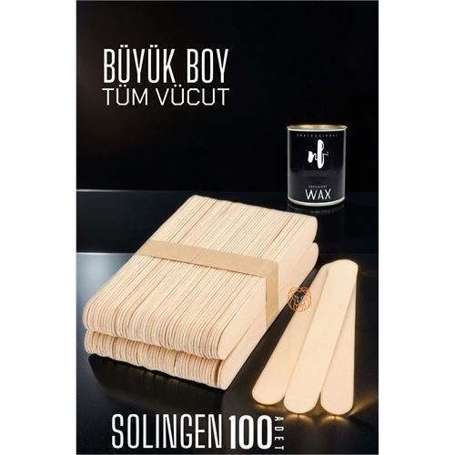 Turk  Ağda Spatulası Solingen BÜYÜK BOY 100 ADET