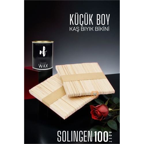 Turk Ağda Spatulası Solingen Küçük Boy 100 ADET