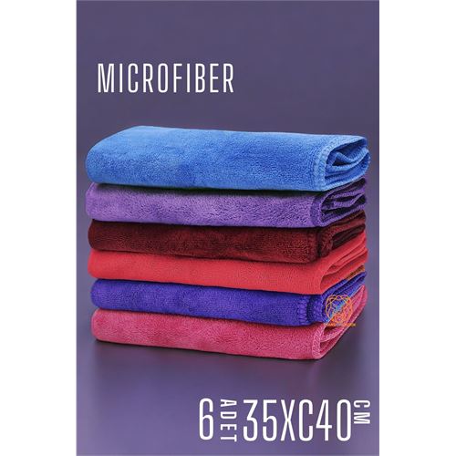 Turk MicroFiber Temizlik Bezi 6 ADET