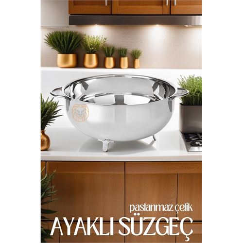 Turk Çelik Ayaklı Süzgeç Fontecchio Design