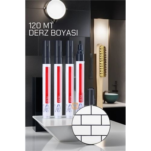 Turk SİYAH Derz Boyası 120 Metre