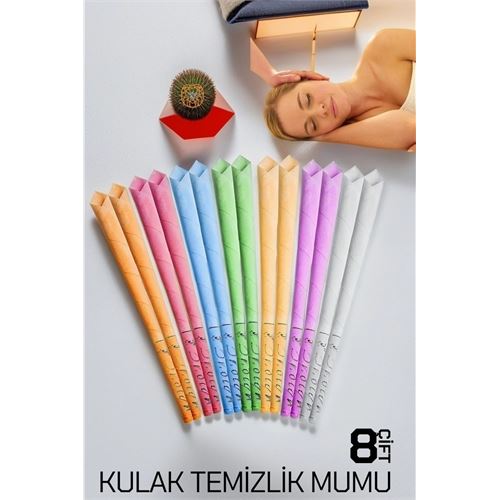 Turk Kulak Temizlik Mumu 8 ÇİFT Liza Bataieva Design