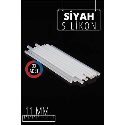 Turk 11 mm 33 Adet Sıcak Silikon