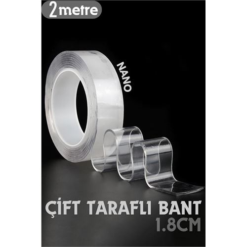 Turk 2 Metre Çift Taraflı Yapıştırıcı Bant Çivisiz Montaj