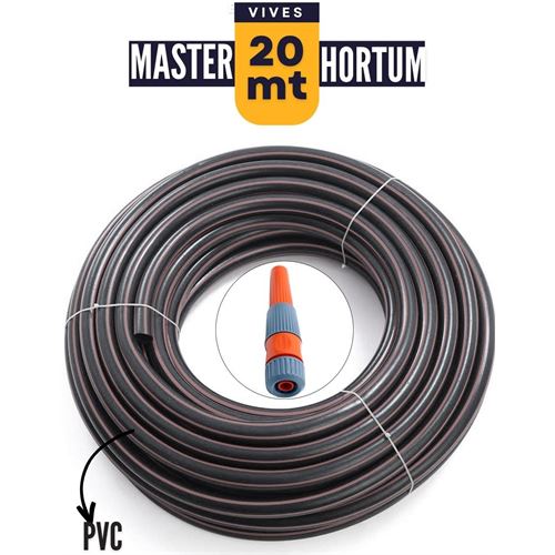 Turk 20 Metre Master Bahçe Hortumu Sulama Aparatı HEDİYELİ