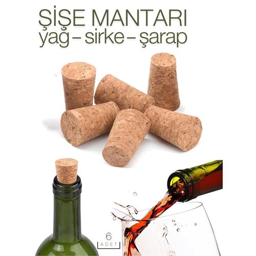 Turk Cicchino Şişe Mantarı 6 lı Paket