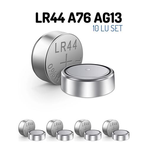 Turk LR44 A76 AG13 1.55V 10 Adet Alkaline Pil