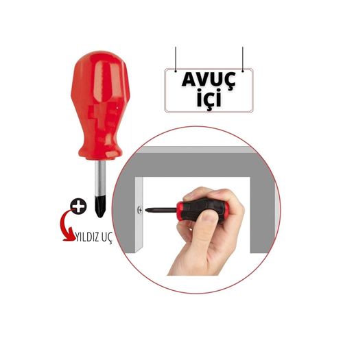 Turk Avuçiçi Yıldız Uçlu Tornavida High-Torque