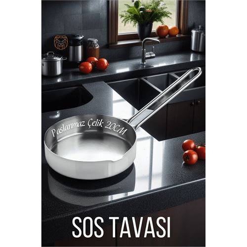 Turk Çelik 20 cm Sos Tavası Martorano Design