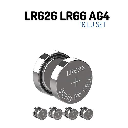 Turk LR626 LR66 AG4 1.55V 10 Adet Alkaline Pil