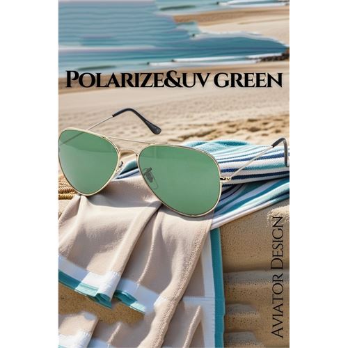 Turk Güneş Gözlüğü Polarize UV Aviator Design