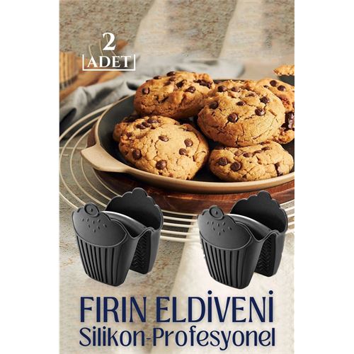 Turk Silikon Fırın Eldiveni 2 ADET Collezioni Design