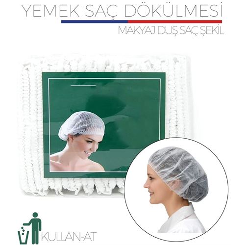 Turk 400 ADET Yemek Saç Dökülmesi Bonesi   Noble 718223 Toptan Paket