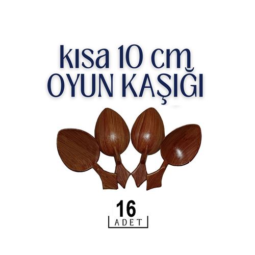 Turk 16 ADET Kısa Oyun Kaşığı 714519 Toptan Paket