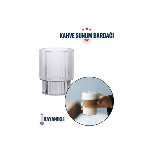 Turk 4 ADET Kokteyl Sunum Bardağı Sıcak Soğuk P.paronetto Design 718159 Toptan Paket