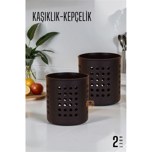 Turk Kaşıklık Organizer 2 li SET SİYAH C.Bindschedler Design