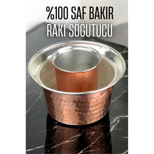 Turk Bakır Rakı Soğutucu