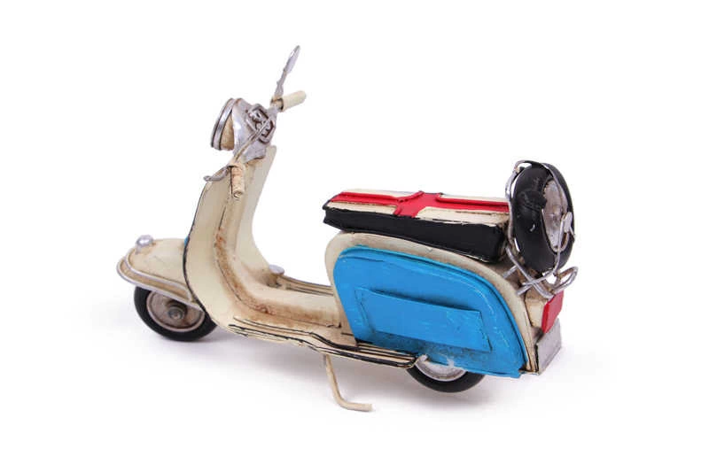 Dekoratif Metal Scooter