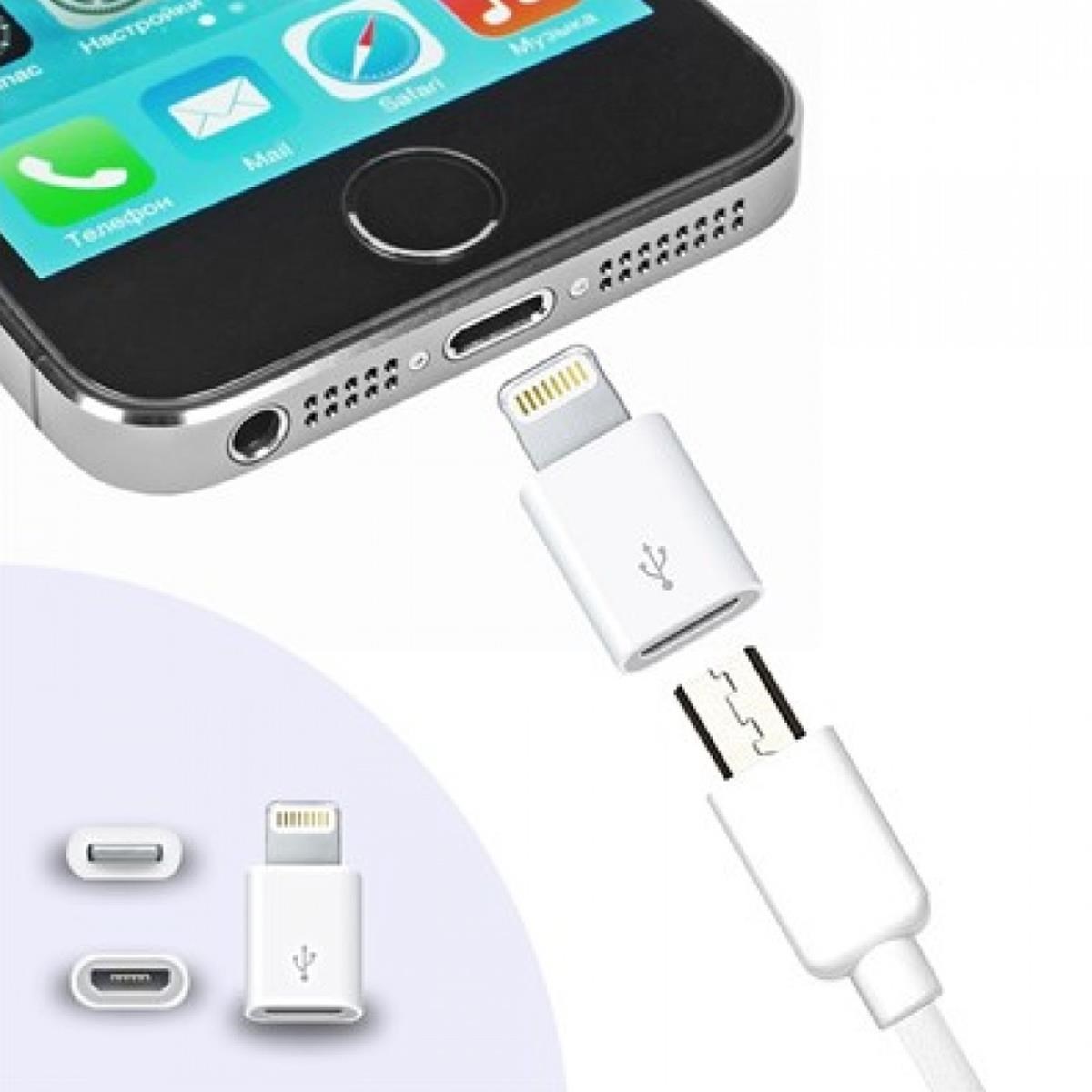 Apple iPhone / iPad Micro Usb Dönüştürücü Adaptör OTG Aparat (4767)