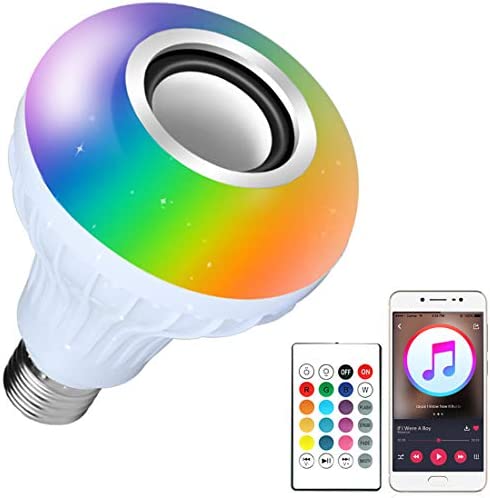 Bluetooth Hoparlör Akıllı Led Ampul Lamba (4767)