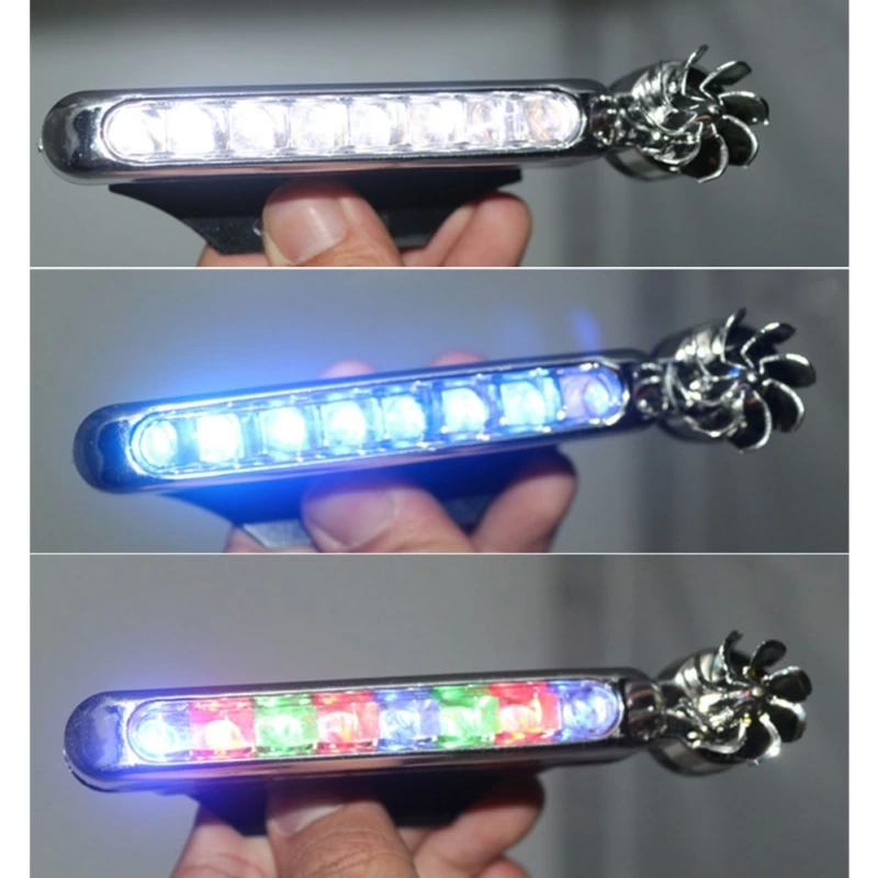 Rgb Rüzgar Enerjisi İle Çalışan Oto Led Çakar Lamba ( 2 Li Set )