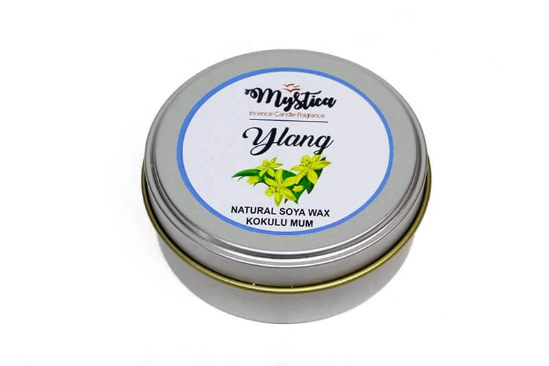 Soya Wax Mum Kokulu Tenekede Ylang Ylang