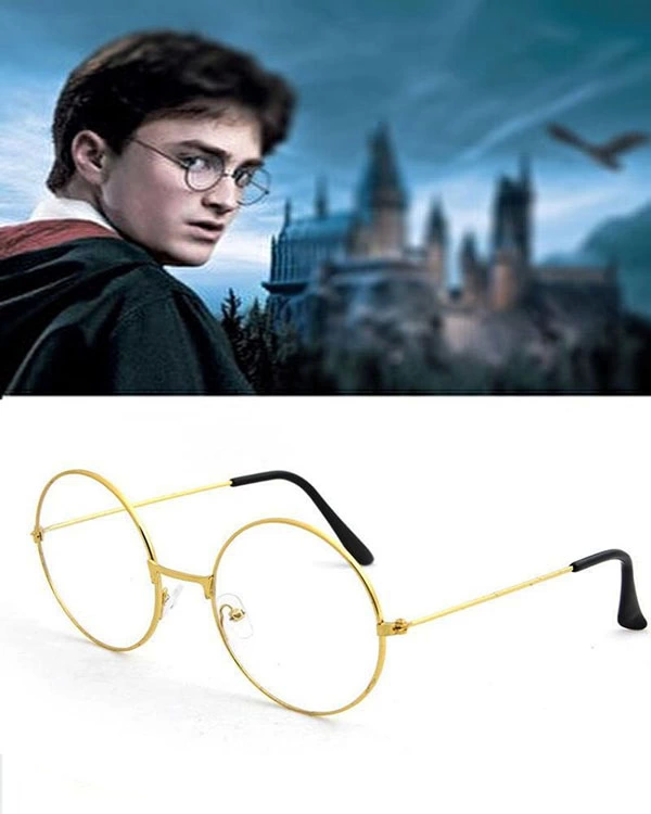 Harry Potter Metal Çerçeveli Gözlüğü - Haryy Potter Gryffindor Gözlüğü