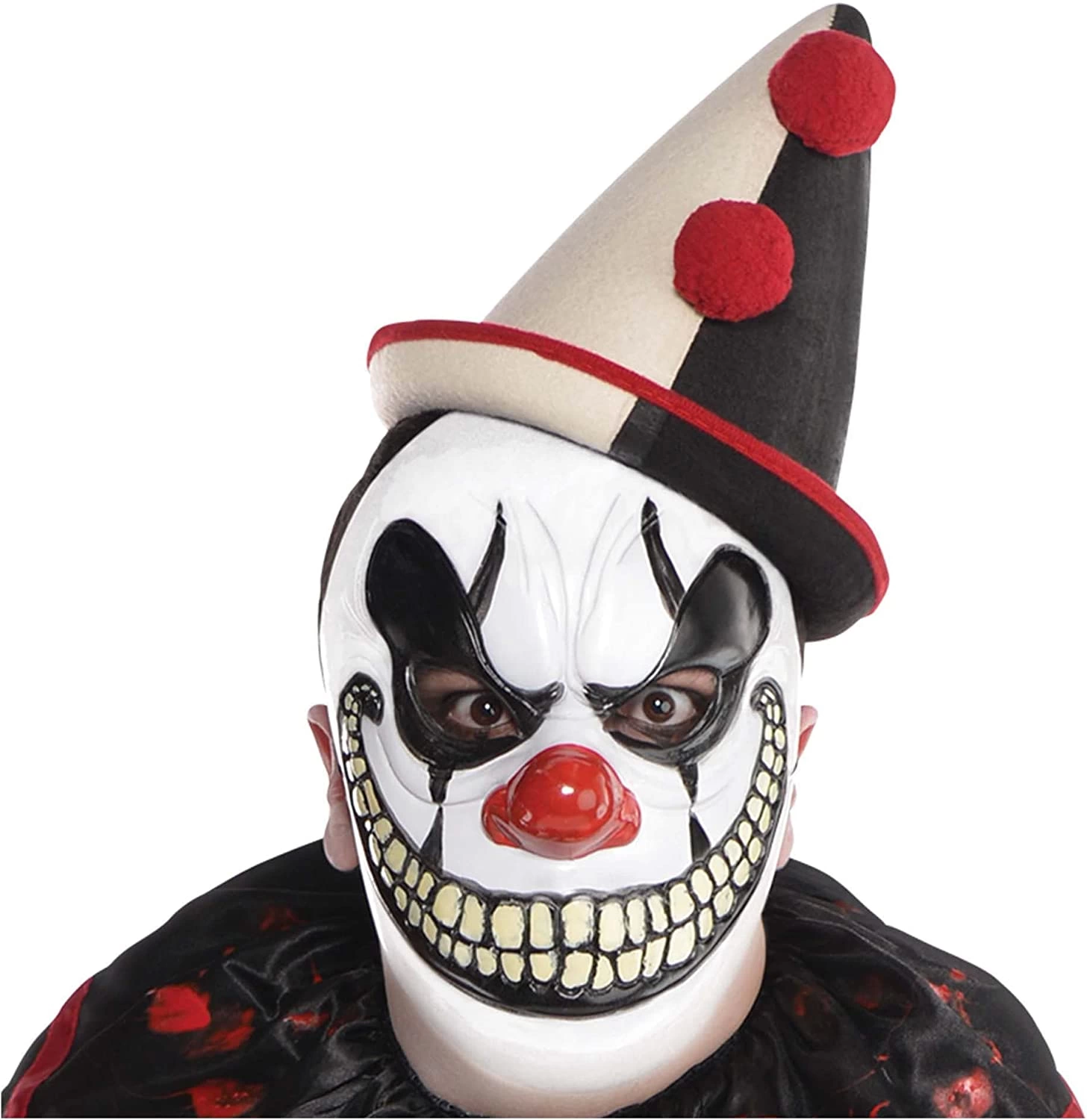 Freak Show Joker Maske 26x16 Cm