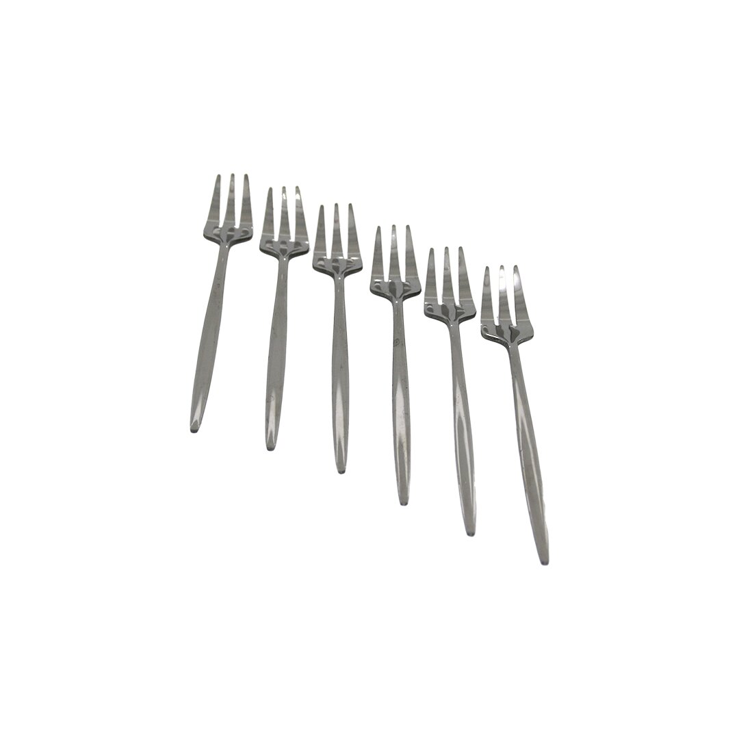 6PCS METAL TATLI ÇATAL (4767)