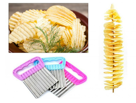 Chips Chopper Şekilli Sebze ve Meyve Dilimleyici (4767)