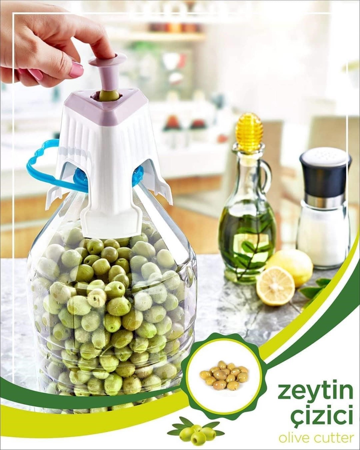 Kolay Zeytin Dilme Çizme Aparatı Pratik Kolay Zeytin Çizici Alet (4767)