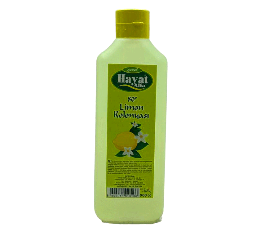 HAYAT 900ML LİMON KOLONYA BİDON (4767)