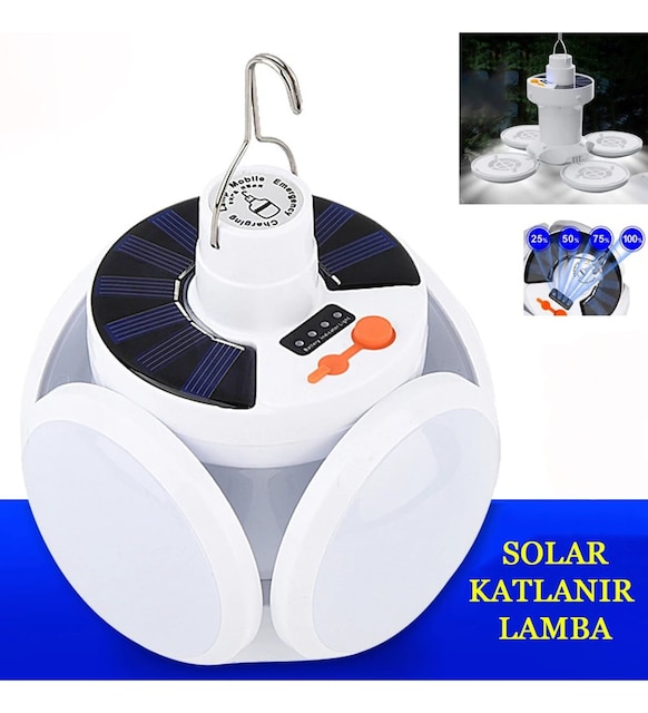 Solar 5 Kanatlı Kamp Lambası (4767)