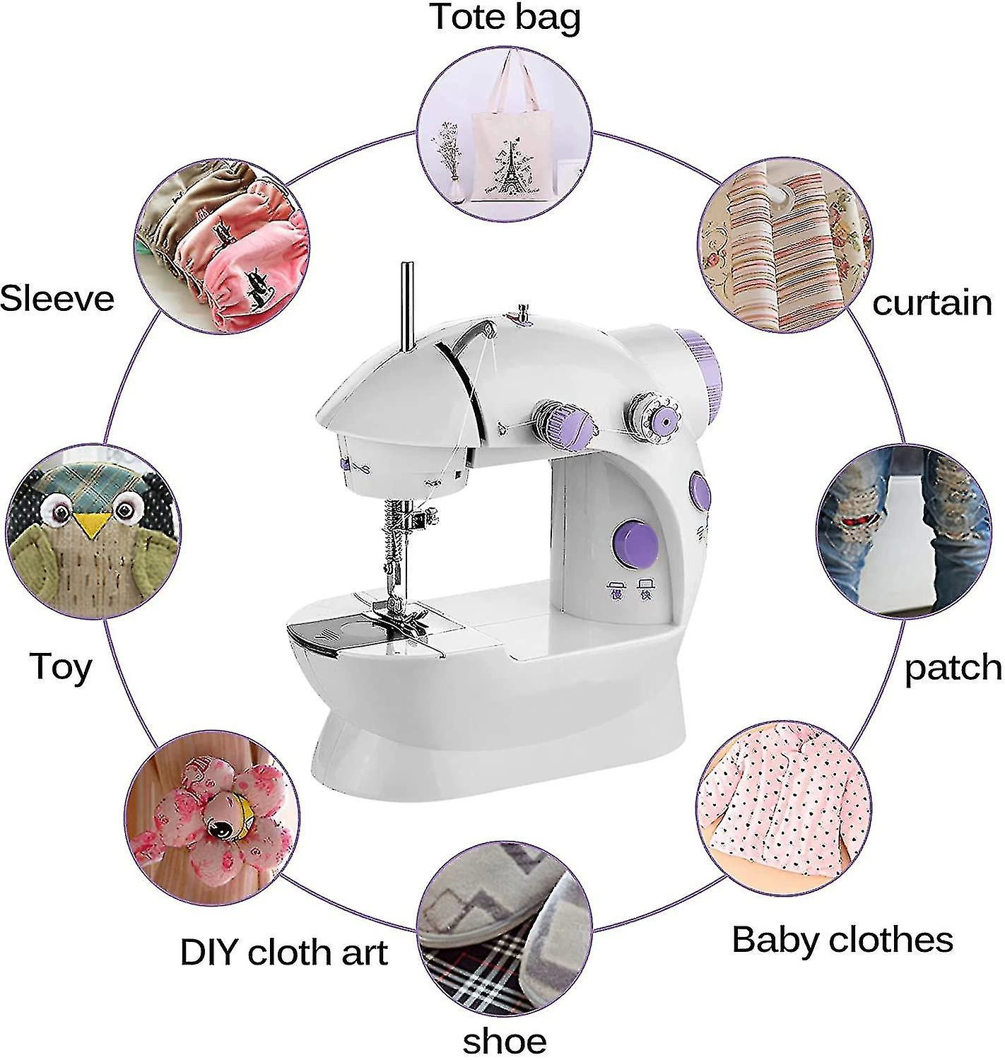 Mini Ev Dikiş Makinesi Pedallı Sewing Machine