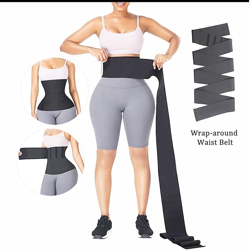 Waist Trainer İnceltici Zayıflatıcı Kum Saati 4m Sarma Bel Korse (4767)