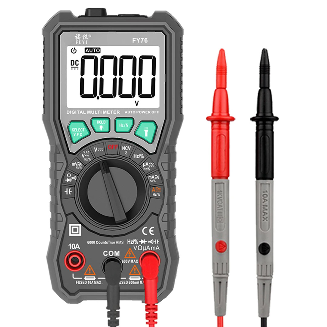 TRUE RMS DİJİTAL MULTİMETRE ÖLÇÜ ALETİ FY76 (4767)