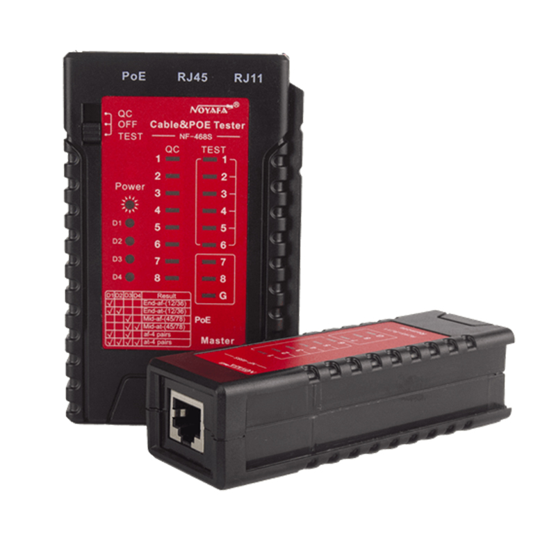 RJ45/RJ11/POE KABLO TEST CİHAZI NF-468S (4767)