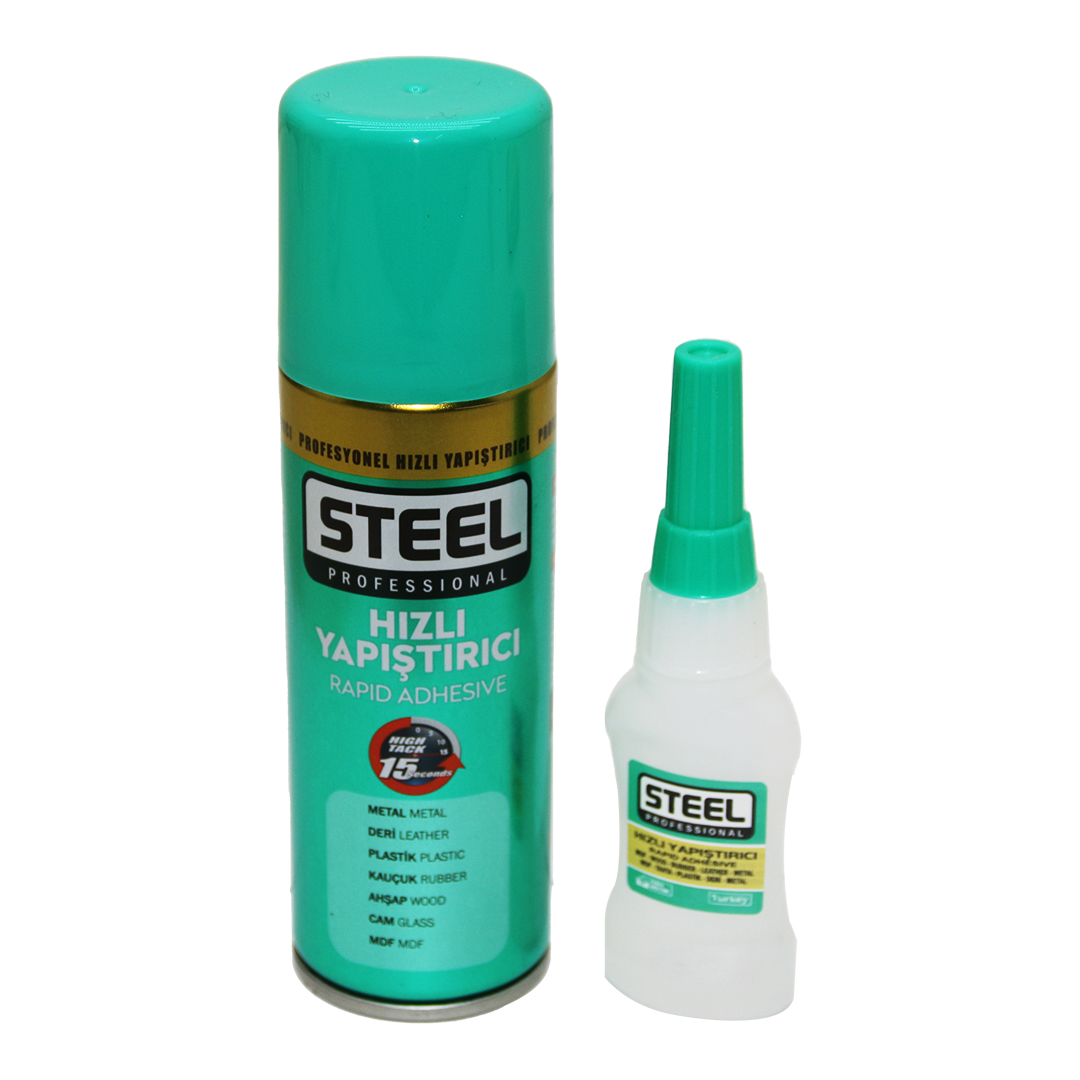 STEEL CK-6361 100ML+8GR HIZLI YAPIŞTIRICI (4767)