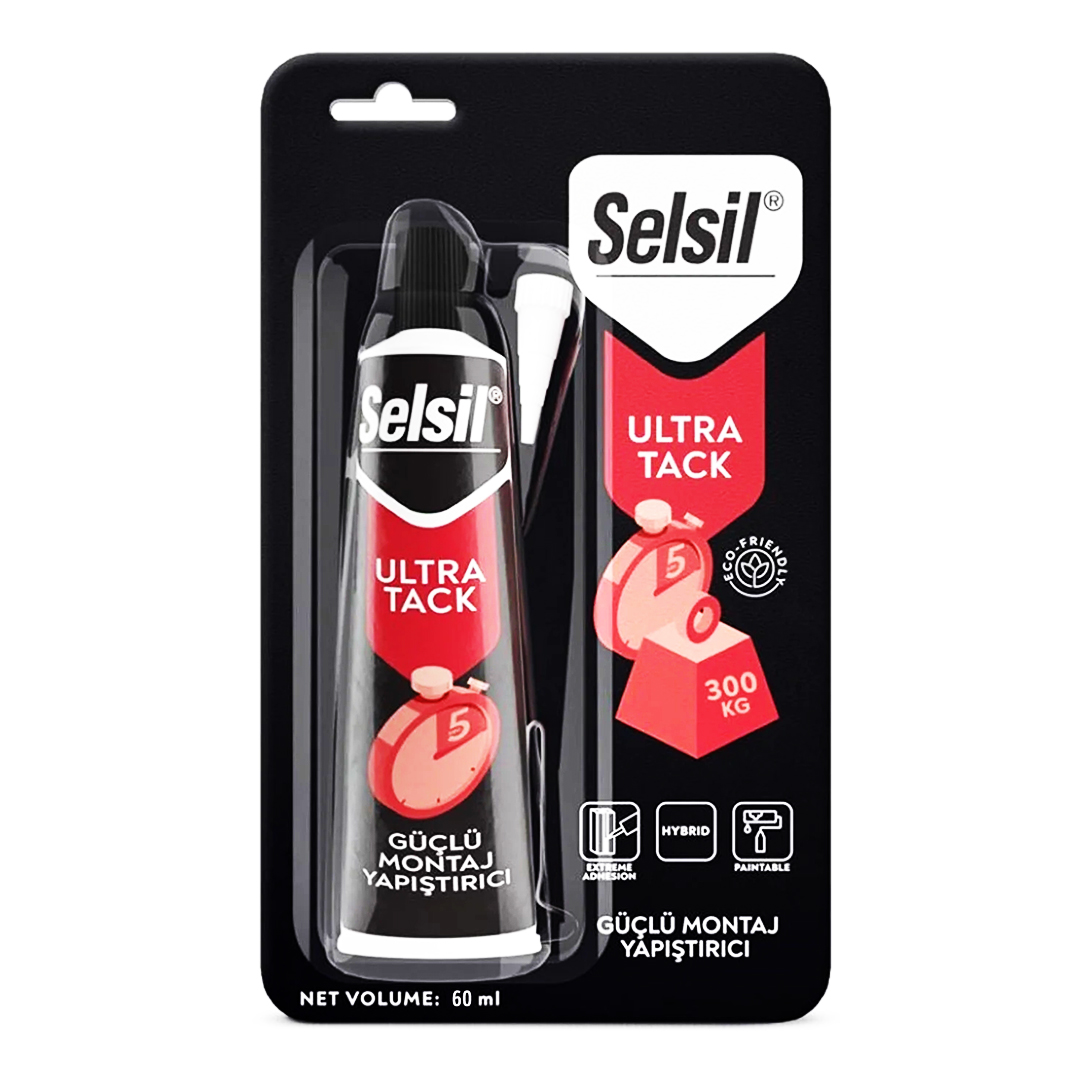 SELSİL MONTAJ YAPIŞTIRICI BEYAZ ULTRA TACK 60ML (4767)