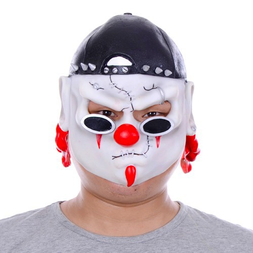 Lateks Şapkalı Gözlüklü Beyaz Maske (4767)