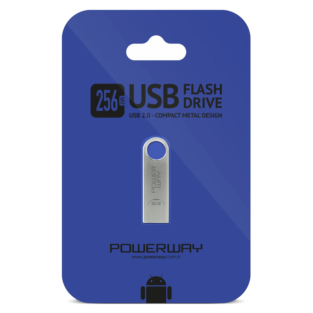 256 GB METAL USB 2.0 FLASH BELLEK (4767)