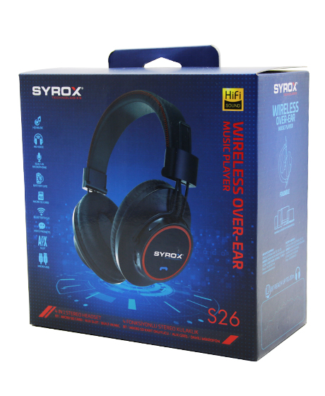 WIRELESS OVER-EAR 4İN1 BT - MICRO SD - AUX SLOD - KABLOSUZ KULAKLIK (4767)