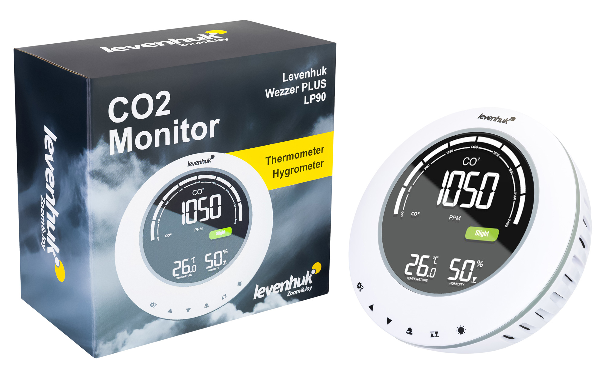 Levenhuk Wezzer PLUS LP90 CO₂ Monitörü (4767)