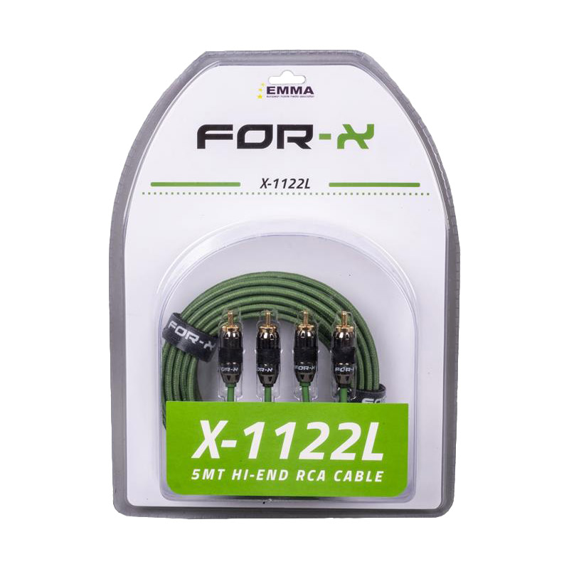 FORX X-1122L 2 RCA + 2 RCA BAKIR 5 METRE KABLO (4767)