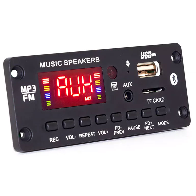 MAGICVOICE G010 USB/SD/BLUETOOTH-KUMANDA- 2*25W ANFİ ÇIKIŞLI OTO TEYP ÇEVİRİCİ DİJİTAL PLAYER BOARD (4767)