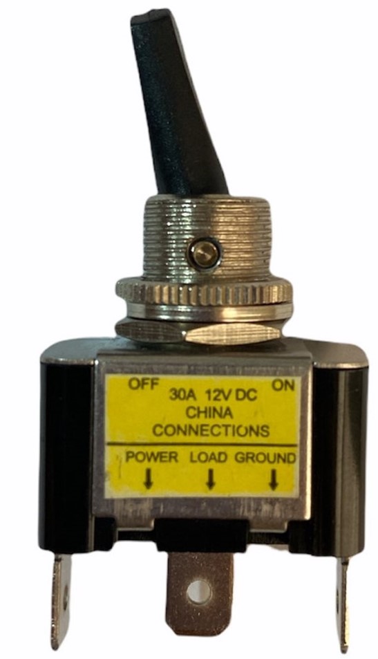 12 VOLT DC 30 AMPER TOGGLE SWİTCH ON-OFF IŞIKLI (IC-151B) (4767)