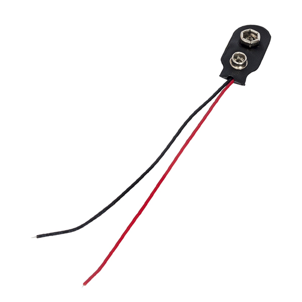 9 VOLT PİL BAŞLIĞI 10 CM KABLOLU  (IC-232) (4767)