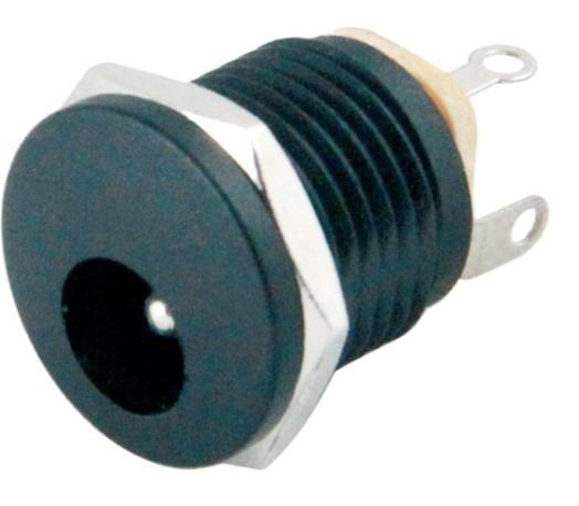 DC JAK 2.5MM SOMUNLU Ø12MM (IC-258) (4767)